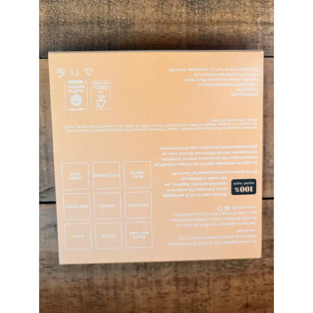 Pley Beauty Golden Girl Eyeshadow Palette 9 Shades Vegan Cruelty Free New in Box - Picture 3 of 4